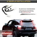 iJDM Full LED Vertical Fit Tail/Brake Light Bar For 2010-2023 Toyota 4Runner,OEM Rear Windshield Outside Liftgate Molding Trims. 