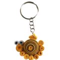 Waterproof Key Tag / Paper Quilling Key Tags Multicolour -01 pcs. 