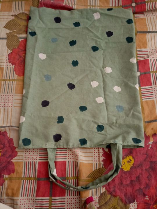 home made cotton thela 14" width 19" length