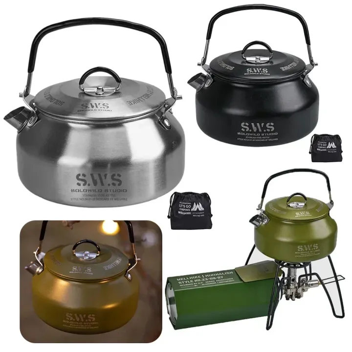 Stainless%20Steel%20Kettle%200.8L%20Portable%20Ultra%20Light%20Hiking%20Kettle%20Outdoor%20Coffee%20Pot%20Travel%20Camping%20Teapot%20Multifunctional%20Cookware%20-%20Image%203