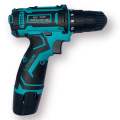 KCA ITALY CORDLESS DRILL MACHINE screw driving drill machine with two batteries and different drill bits. 