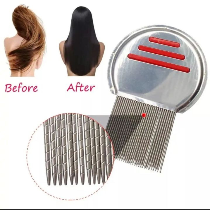 Lice Removal Comb - Stainless Steel (Hair Brush)