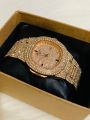PATEK PHILIPPE 
CHAIN WATCH 
FULL STONE 
DATE WORKING 
3 COLOUR AVAILABLE. 
