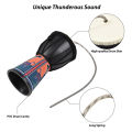 4Inch Spring Drum Thunder Drum Sound Effect Instrument PVC Portable Thunder Drum Thunder Sound Simulation for Events Celebration. 