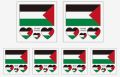 10 Palestine Face Arm Stickers Water Transfer Sticker Vibrant Colors Palestine Flag Tattoo Sticker Effortless Removal. 