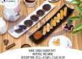 melamine double glage , kabab tray , double space. 