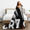 CR7 Cristiano Ronaldo Blankets Soft Warm Flannel Throw Blanket Bedding for Bed Living room Picnic Travel Home Sofa. 