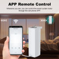 4th 15CM Mini Size Wifi/Zigbee Smart Electric Curtain Shutter Motor Remote Voice Control Work with Tuya Alexa  SmartThings. 