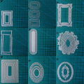 frame Metal Cutting Dies Mold Scrapbooking Decoration Paper Cards Craft Knife Mould Blade Punch Template Embossing Stencils.