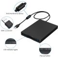 Floppy Disk Reader Drive 3.5" 1.44MB FDD External USB Floppy Diskette Drive for Windows 11/10/8/7/XP/Vista Mac PC Laptop Desktop. 