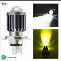 HEAD LIGHT BULB GD110 H4 TWO COLOR YELLOW AND WHITE. 