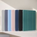 For Tab A7 A8 A9 S6 Lite S7 S8 S9 S10 FE X200 X210 T220 P610 T500 Magnetic Flip Smart Cover Soft Silicone Shell.