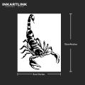Scorpion temporary tattoo sticker, waterproof magic tattoo, lasts to 15 days fake tattoo, semi permanent tattoo. 