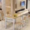 5 Pcs Dining Table Simple Table And Chair Combination Living Room Furniture. 