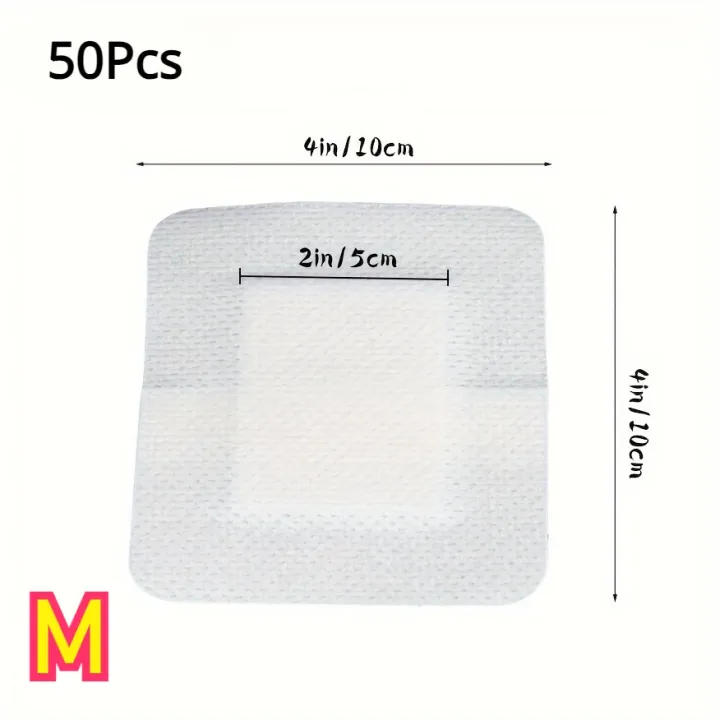 50pcs%20Large%20Size%20Hypoallergenic%20Non-woven%20Medical%20Adhesive%20Wound%20Dressing%20Band%20Aid%20Bandage%20Large%20Wound%20First%20Aid%206*7cm%20-%20Image%208
