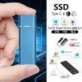 Mini Portable SSD 256TB 1TB 2TB High-speed Original Mass Storage SSD USB3.0 External Hard Drive for SSD Computer Laptop.