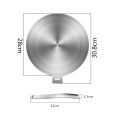 20/24/28cm Heat Conduction Plate Stainless Steel Heat Diffuser Household Gas Stove Induction Cooker Adapter Thermal Conductor. 