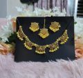 Antique golden women chokor Necklace set Necklace For girls.