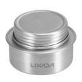 Camping Stove Portable Mini Aluminum Alloy Alcohol Stove with Lid Outdoor Camping Hiking Backpacking Cooking Stove.