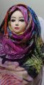swiss lawn printed  stole scarf .sixe 44x 74 jambu size. 