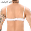 Men's Bras  Underwear Lace See-Through Men's Safety Belts Body Sissy Clothing Gay Exposure Bikini Lingerie. 
