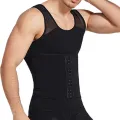 Mens Body Shaper Compression Vest Abdomen Shapewear Tummy Slimming Sheath Gynecomastia Shapers Corset Waist Trainer Fajas Tops. 