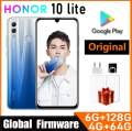 HONOR 10 Lite smartphone Global firmware 6.21 inch battery 3400mAh CPU HiSilicon Qilin 710 EMUI 9.0.1 used phone. 