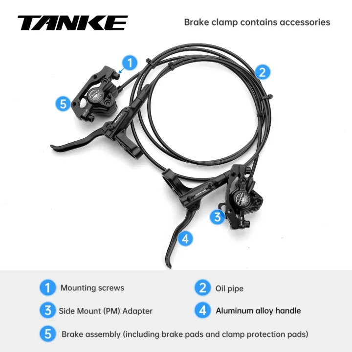 TANKE%20MT200%20Bike%20Hydraulic%20Disc%20Brake%20MTB%20Brake%20BL%20BR%20800/1600mm%20Bicycle%20Brake%202%20Piston%203%20Finger%20Steel%20Lever%20Bike%20Parts%20Upgrade%20-%20Image%206