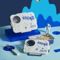 Rabbit design stainless steel lunch box for boys and girls. 