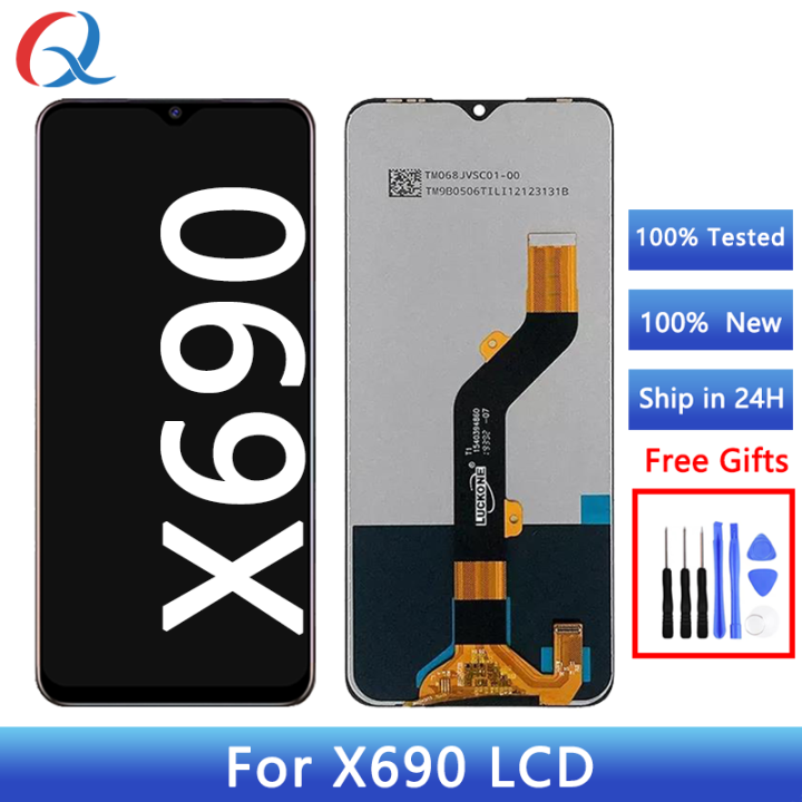 X690 Pantalla X690B X690 X656 Lcd For Infinix Note 7 Display Touch Screen ...
