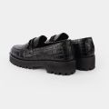 Chunky Loafers Pattern Luxuries Men's Shoes. 