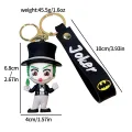 Cartoon Cute Batman Joker Harleen Quinzel Keychain for Women Men Fans Backpack Bag Car Keys Accessories Keys Holder. 