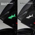 Motorcycle Glow Sticker SHARK Waterproof Decal Helmet Decoration for Honda CBR 600RR 650R Yamaha MT-07 MT-09 YZFR125 YZFR6 YZFR7. 