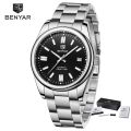 2024 BENYAR New Luxury Men Mechanical Wristwatches 10Bar Waterproof Automatic Watch Stainless Steel Sports Diving Watch for Men. 