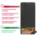 6.67'' AMOLED For Xiaomi Redmi Note 13 4G LCD 23129RAA4G Display With Frame Touch Screen Digitizer Assembly Replacement. 
