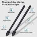Touch Stylus S Pen Tips Replacement Nibs With Clip For Samsung Galaxy S24 S24Ultra Tab S9 S9U S9FE S Pencil Metal Spare Nib.
