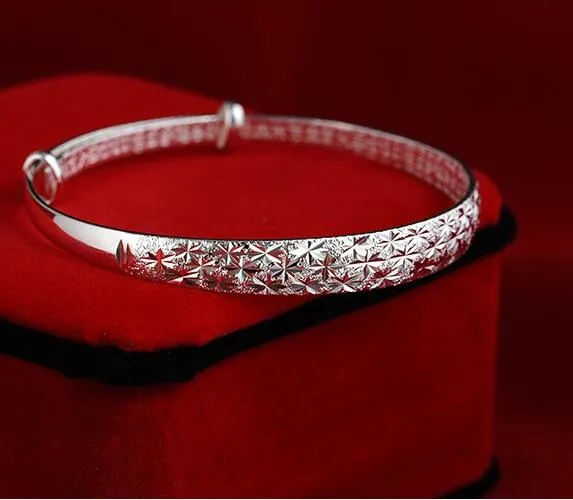 Classic%20Fashion%20Silver%20Color%20Adjustable%20Round%20Bangle%20Women%20Plated%20Bracelet%20Tibetan%20Carved%20Cuff%20Bangles%20Wedding%20Party%20Accessories%20-%20Image%203