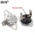 10PCS KSD301 KSD303 10A 45 ~ 150 Degrees Celsius Manual Reset Thermostat Normally Closed Temperature Switch Temperature Control.