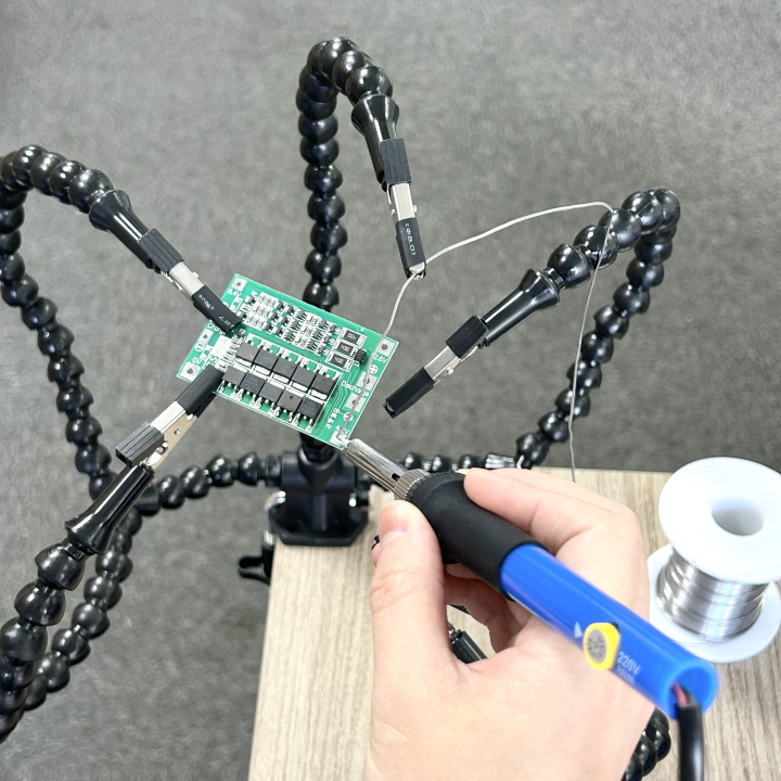 Multi Soldering Helping Third Hand Tool Table Clip Soldering Stand Welding PCB Holder Flexible Arm Soldering Tool