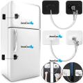 Refrigerator Locks,Fridge Lock,Freezer Lock with Key for Child Safety,Locks to Lock Fridge and Cabinets. 