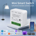 16A 20A 2-Way Control Tuya WiFi Smart Switch RF 433Mhz Relay Breaker Module Smart Life App Remote Works with  Home Alexa. 