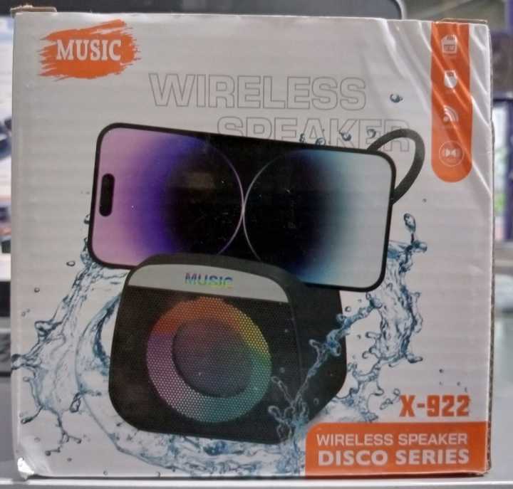 Music%20MP3%20X-922%20Disco%20Series%20Speaker%20--%20Bluetooth,%20USB,%20SD%20Card,%20Aux%20Cable,%20FM%20Radio%20Supported,%20Phone%20Holder,%20Stylish%20RGB%20Disco%20Lighting.%20-%20Image%202
