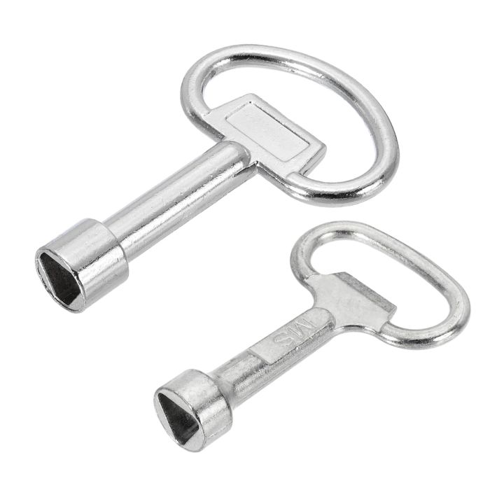 2 Pack Triangular Utility Socket Panel Keys Cabinet Spanner Key Locks ...