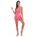 Latin Dance Dress Sling fringe Skirt Diamond Competition Clothing High-End Custom Adult Child Professional Performance Clothes.