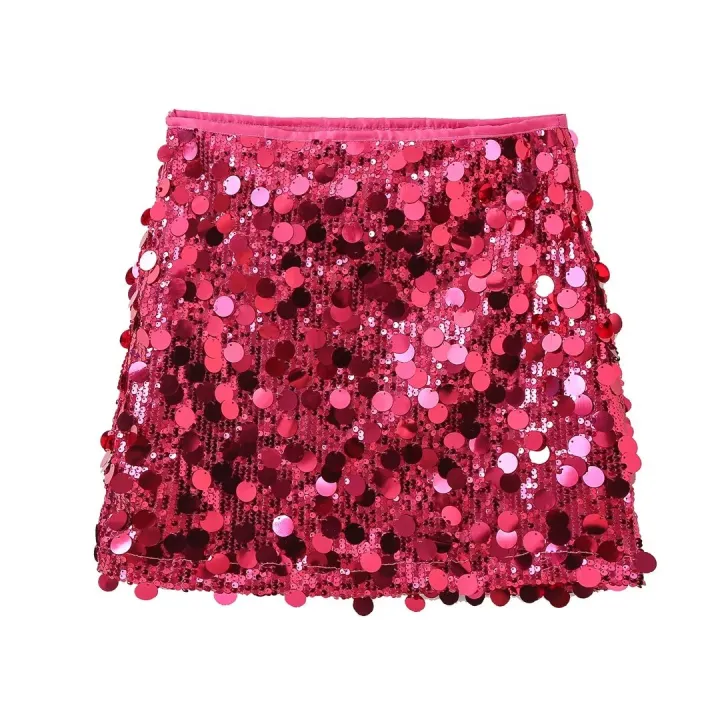 Willshela%20Women%20Fashion%20With%20Sequined%20Solid%20Side%20Zipper%20Mini%20Skirt%20Vintage%20High%20Waist%20Female%20Chic%20Lady%20Skirts%20-%20Image%207