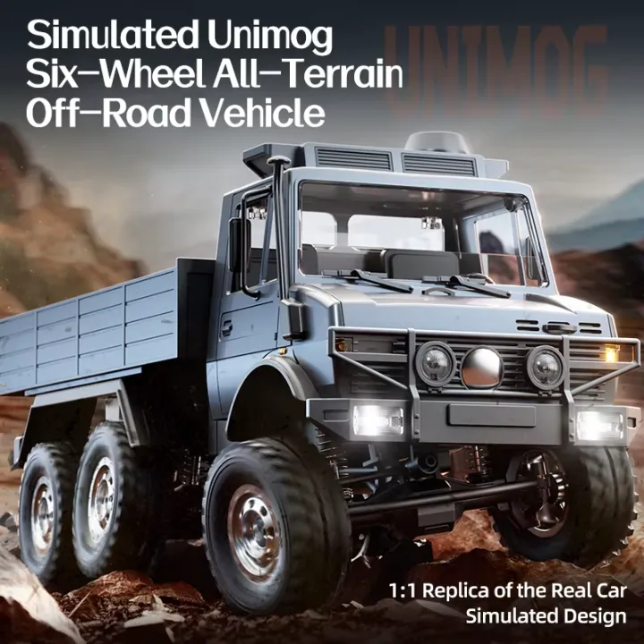 C8823%201/18%20Off-road%20RC%20Car%202.4G%20Remote%20Control%20Six-Wheel%20Vehicle%20Climbing%20Transport%20Rescue%20Crawler%20Model%20Toys%20for%20Children%20-%20Image%202