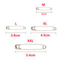 20 Pcs/Lot Nickel Plated Anti-rust Paper Clips Home Multipurpose Paper Clips Stationery Pins Safety Pins to Secure Clothes. 