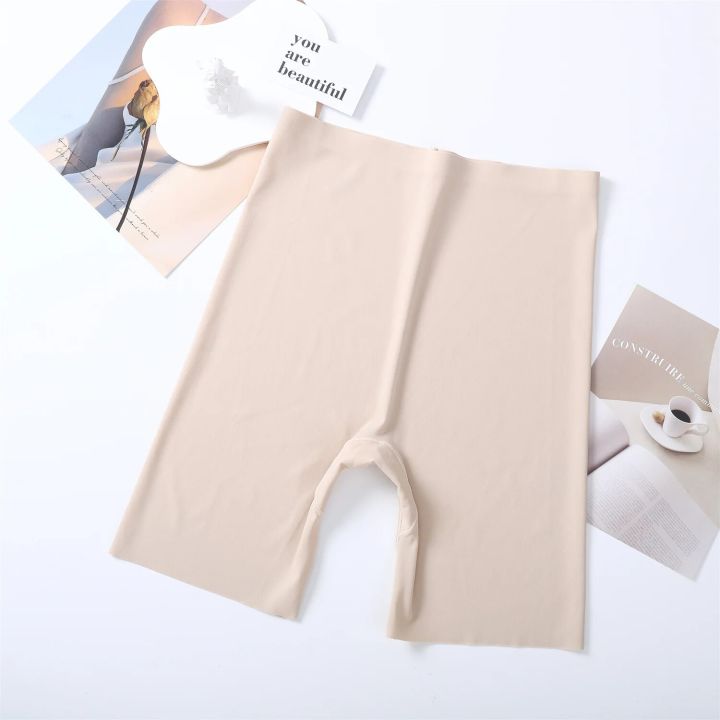 Seamless%20High%20Waist%20Shorts%20Panties%20For%20Women%20Tummy%20Control%20Hip%20Lift%20Ice%20Silk%20Safety%20Pants%20Sports%20Underwear%20Boyshorts%20Boxer%20-%20Image%207