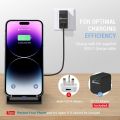 Wireless Charger Stand Pad for IPhone 17/16/15/14/13 Pro XR 8 X XS Max Samsung Xiaomi Induction Fast Charging Dock Station. 