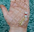 Artificial  handmade name customized Bridal Golden Nose Ring Nath hoop long lasting polish bridal Nath for beautiful girls item. 